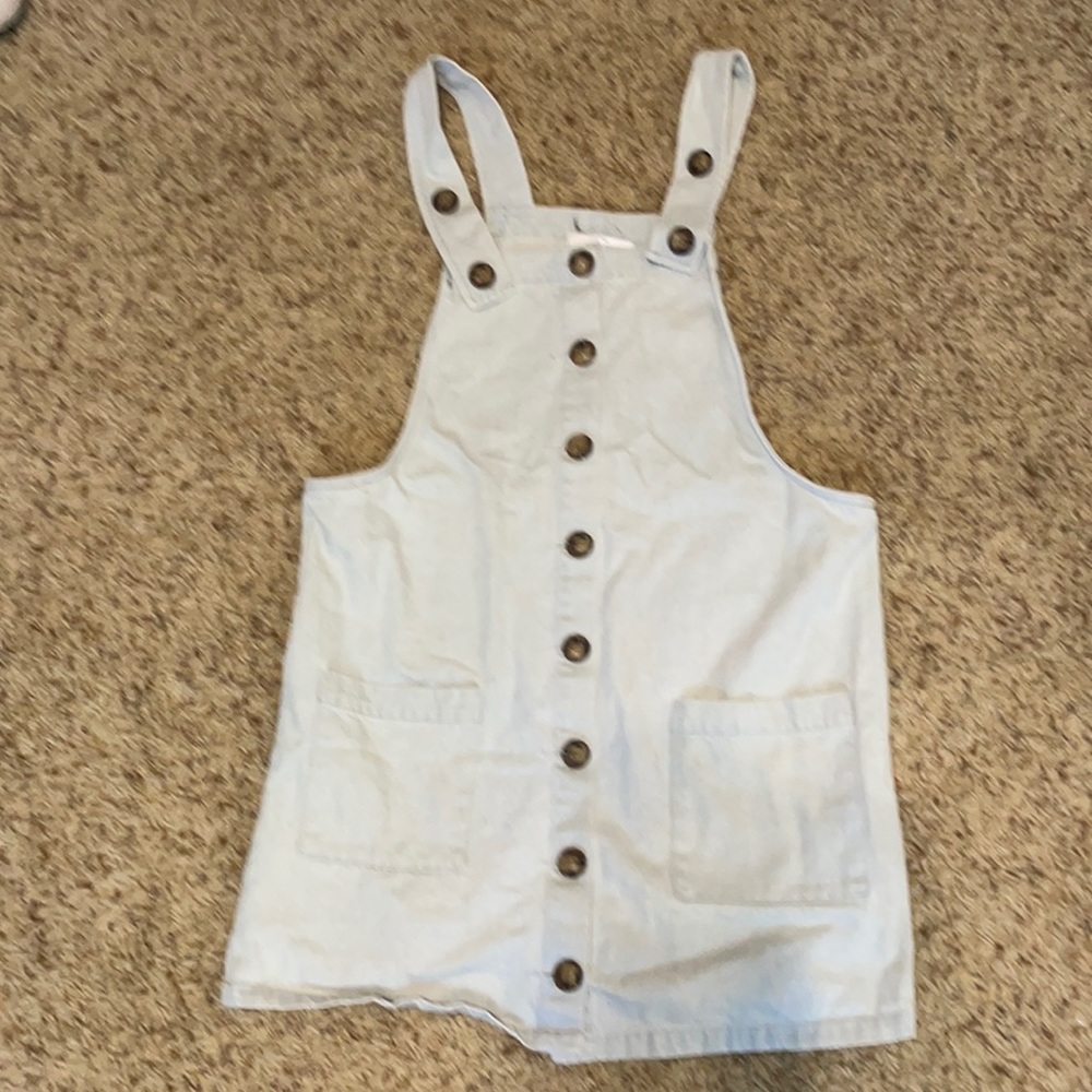 Jean overall dress